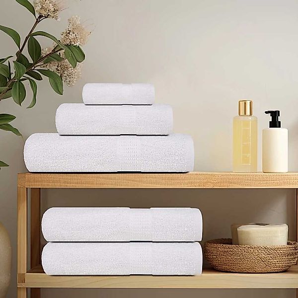 vidaXL Handtuch Saunatücher 25 Stk. Weiß günstig online kaufen