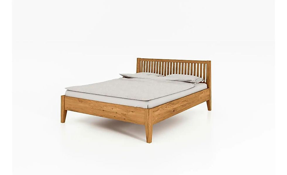 Massivholzbett  Erik ¦ holzfarben ¦ Maße (cm): B: 145 H: 92 Betten > Bettge günstig online kaufen