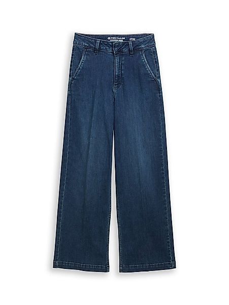 TOM TAILOR 5-Pocket-Jeans TT MADINA WIDE Jeans Wide-Leg-Jeans mit High Wais günstig online kaufen