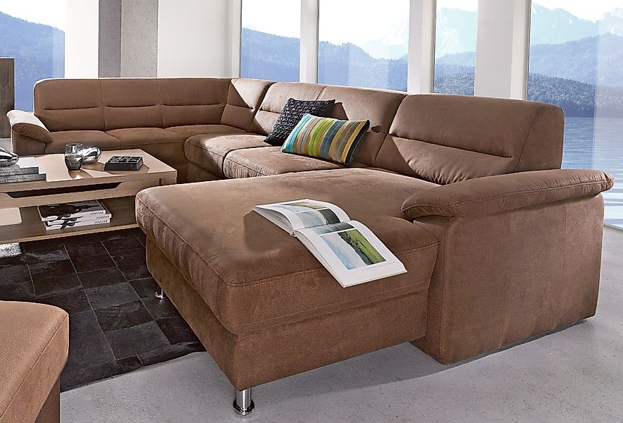 sit&more Wohnlandschaft "Ascara U-Form", inklusive Boxspring/Federkern-Pols günstig online kaufen