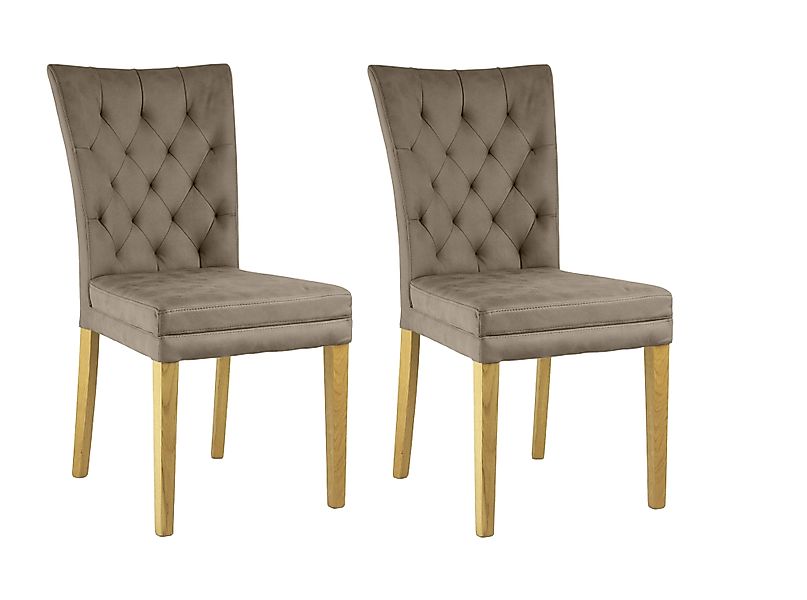 Home affaire 4-Fußstuhl »Colorado« (Set) 2 Stk. Microfaser bequeme Polsteru günstig online kaufen