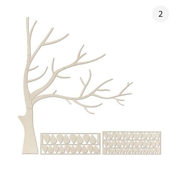K&L Wall Art Holzbild Lebensbaum Kinderzimmer Boho Deko Baum des Lebens, (H günstig online kaufen