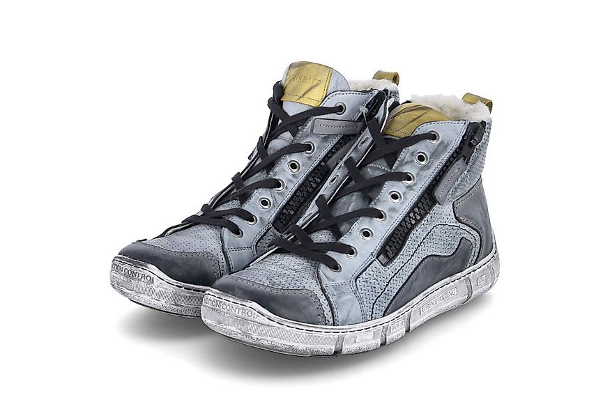 KRISBUT Krisbut 6605-6 BSF Herren Glattleder grau Schnürstiefel günstig online kaufen