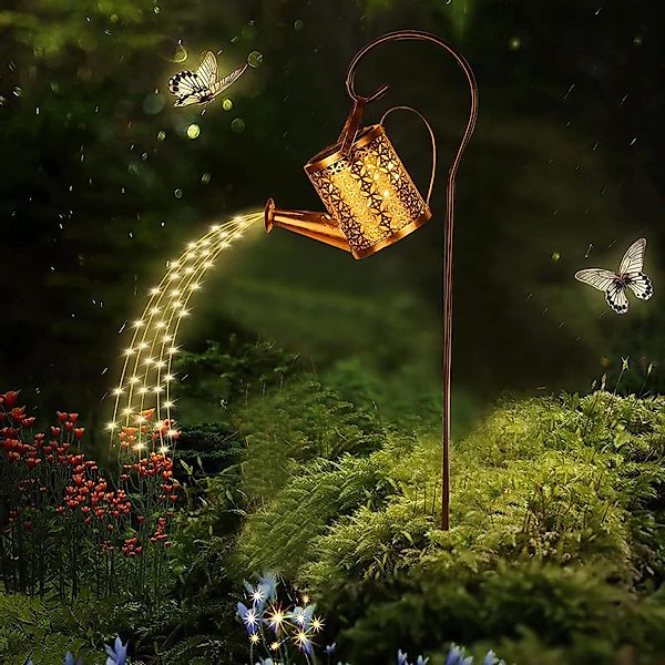 BlingBin LED Solarleuchte Solar Gießkanne Lichterkette günstig online kaufen