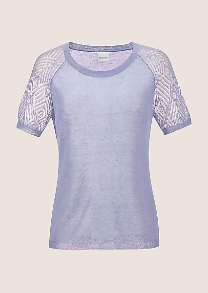 MADELEINE Longpullover "Pullover Rundhals-Pullover mit Ajour-Muster" günstig online kaufen