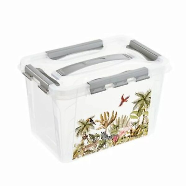 keeeper Aufbewahrungsbox Lina Jungle mit Deckel aus Kunststoff 6,6 Liter gr günstig online kaufen