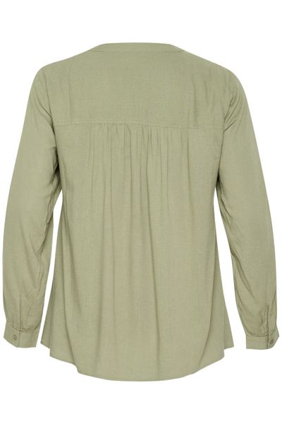 KAFFE Curve Langarmbluse Langarm-Bluse KCmille Große günstig online kaufen