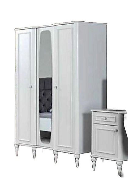JVmoebel Kleiderschrank Schrank Holz Schränke Möbel Schlafzimmer Weiß Made günstig online kaufen