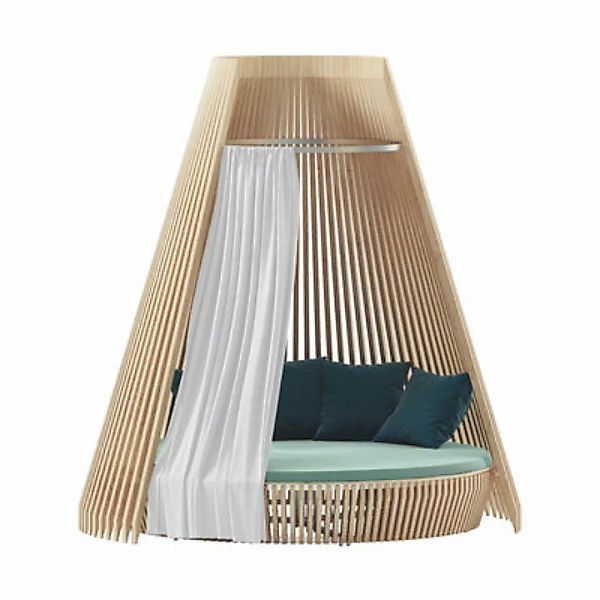 Kissen  textil grün / Für das runde Sofa Hut - Ø 270 cm - Ethimo - Grün günstig online kaufen