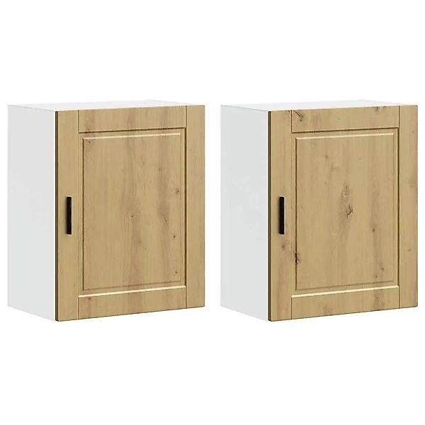 vidaXL Küchen-Hängeschränke 2 Stk Porto Artisan-Eiche Holzwerkstoff 854056 günstig online kaufen