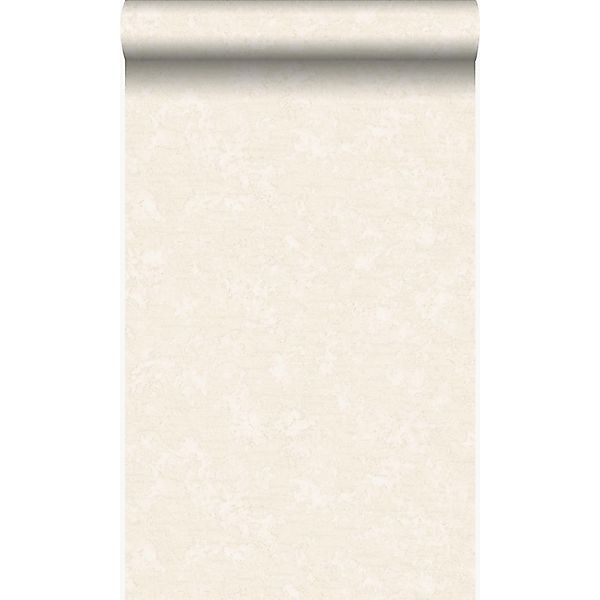 Origin Wallcoverings Tapete Uni Creme-Beige 53 cm x 10,05 m 346202 günstig online kaufen