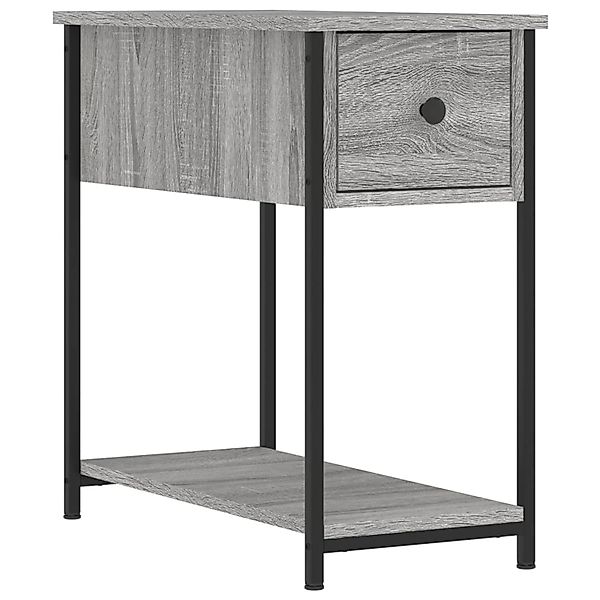 vidaXL Nachttisch Nachttisch Grau Sonoma-Eiche 30x60x60 günstig online kaufen