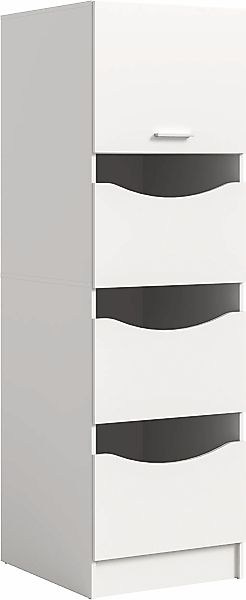 welltime Wäscheschrank "FALAS, TOPSELLER, Höhe 195 cm, 4 Klappen, Wäscheorg günstig online kaufen