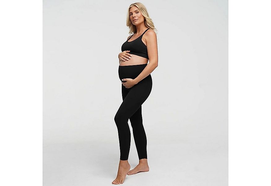cfab (creamy fabrics) Umstandsleggings Seamless Umstandsleggings-Schwarz-M günstig online kaufen