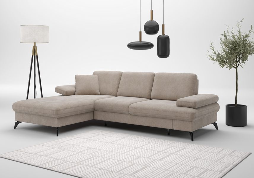 sit&more Ecksofa "Morris L-Form" mit Bettfunktion, bzw. XXL-Sitzfläche, Arm günstig online kaufen