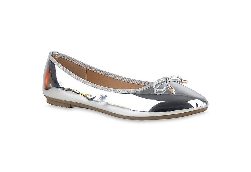 VAN HILL 838469 Ballerina Damen Klassische Ballerinas Lack Kunstleder Schle günstig online kaufen