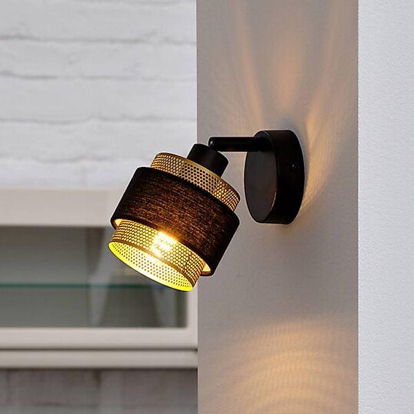 OSRAM Deckenleuchte Decor Spot Hornet, 1-fl., schwarz/gold günstig online kaufen
