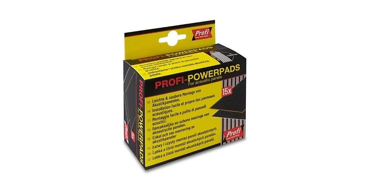 Kosche Klebepad Kosche Profi-Powerpads schwarz für Akustikpaneele günstig online kaufen