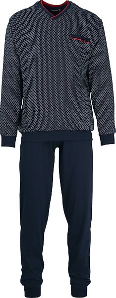 GÖTZBURG Pyjama Herren-Schlafanzug Single-Jersey gemustert günstig online kaufen