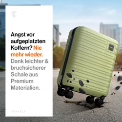 Travely Koffer Polycarbonat Handgepäck Koffer 55x40x20cm günstig online kaufen