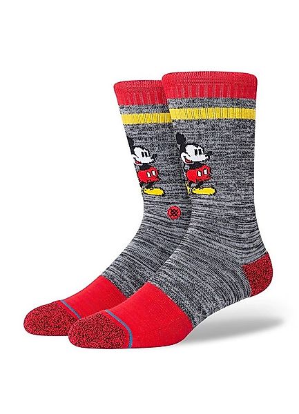 Stance Socken Tagessocke Crew Vintage Disney 2020 Micky Maus grau/rot - 1 P günstig online kaufen