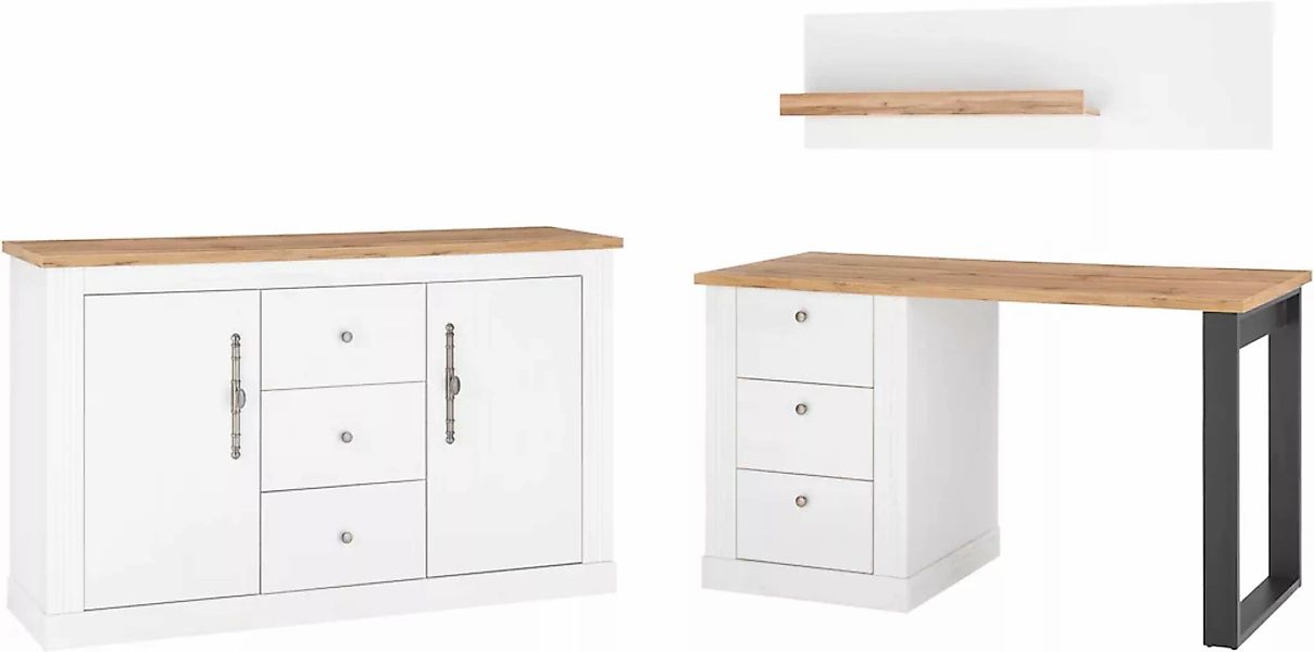 Home affaire Büromöbel-Set "Westminster", im romantischen Landhausstil günstig online kaufen