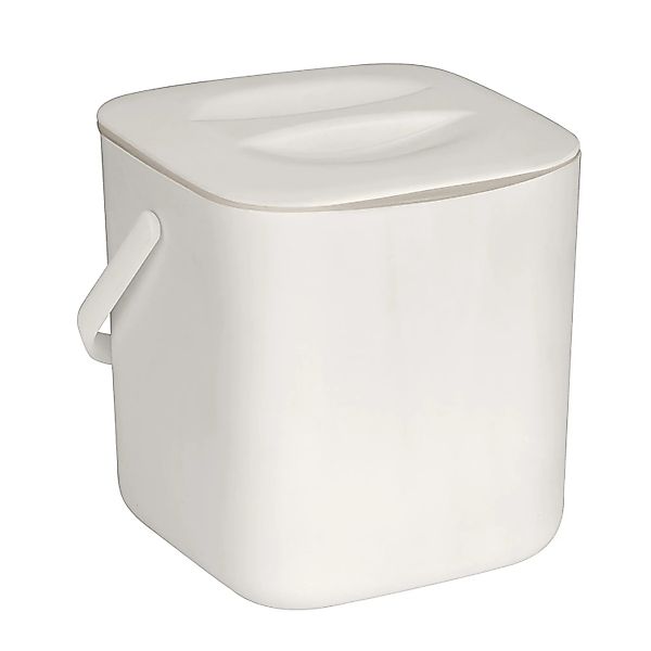 Schöner Wohnen Abfallsammler Cindy mit Sieb 3 l Beige günstig online kaufen