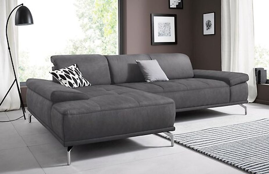 Places of Style Ecksofa »Caluna«, Inkl.Sitztiefenverstellung, wahlweise mit günstig online kaufen