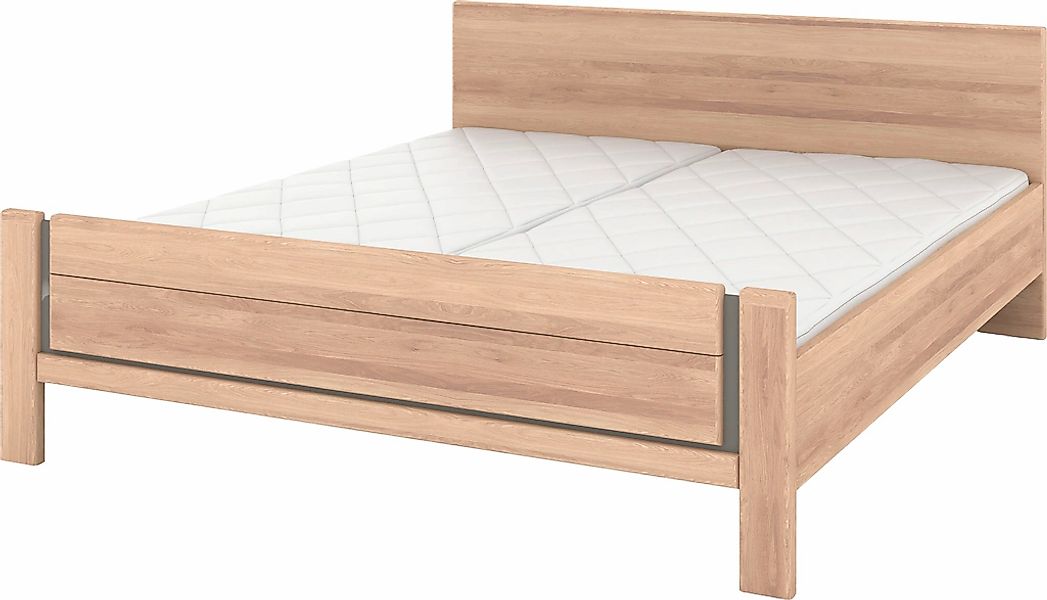 Musterring Holzbett "Sorrent, Bettgestell, Bettrahmen, teilmassiv Eiche", ( günstig online kaufen