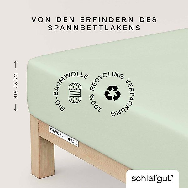 Schlafgut Spannbettlaken CASUAL u.a. in Gr. günstig online kaufen