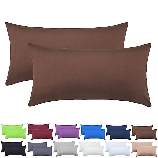 NatureMark Kissenbezüge 2er Pack Jersey Kissenbezug günstig online kaufen