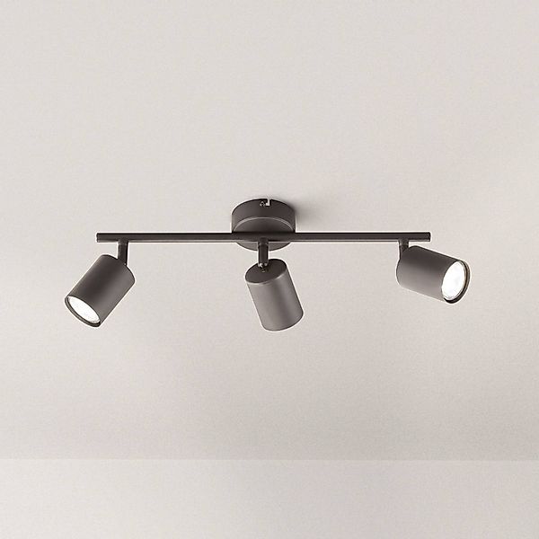 LED-Deckenstrahler Vano schwarz, dreiflammig lang günstig online kaufen