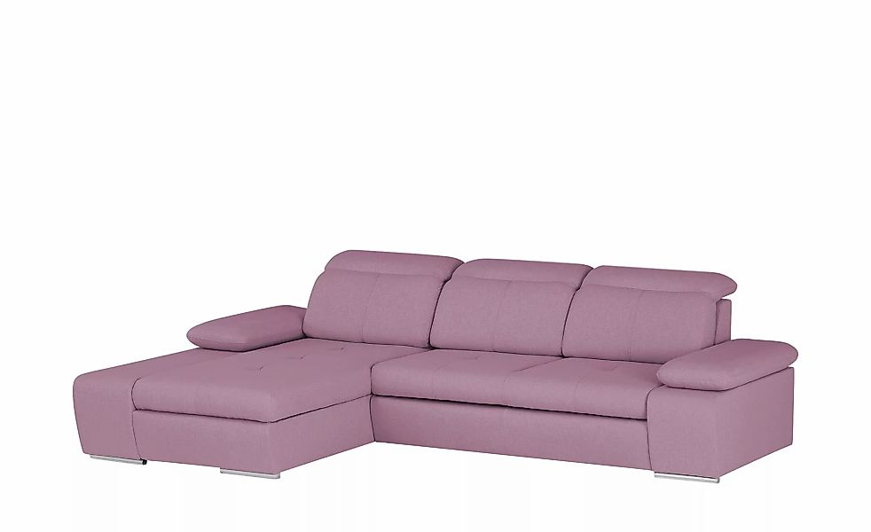 switch Ecksofa Webstoff Avilla ¦ rosa/pink ¦ Maße (cm): B: 285 H: 86 T: 187 günstig online kaufen