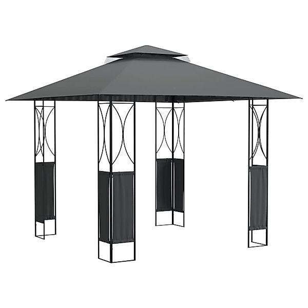 vidaXL Partyzelt Pavillon mit Dach Anthrazit günstig online kaufen