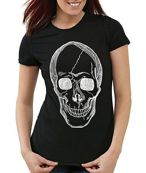 style3 T-Shirt Skull Totenkopf Harley Rocker Punk Tattoo gothic knochen bik günstig online kaufen