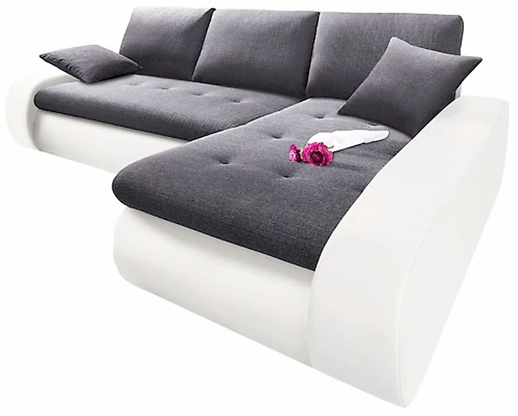 TRENDMANUFAKTUR Ecksofa »Indie, modern und bequem, Materialmix, OTTOs Choic günstig online kaufen