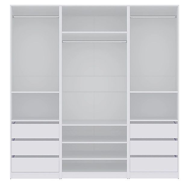 Marmex Möbel Kleiderschrank TRES SET T/B Modulschränke Ankleidezimmer 200 x günstig online kaufen