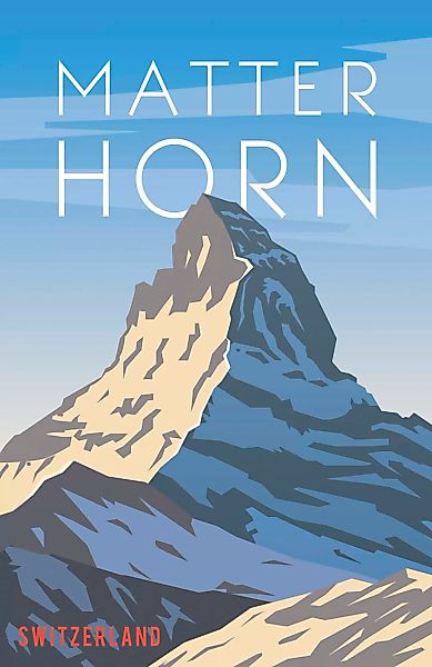 queence Metallbild "Matterhorn III", (1 St.), Stahlschilder günstig online kaufen