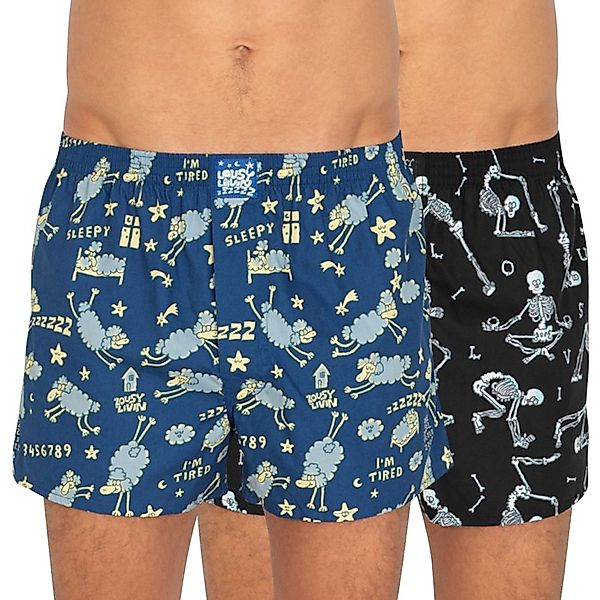 Lousy Livin Boxershorts "2Pack Boxershorts Sheep & Yoga", mit lockerem Schn günstig online kaufen