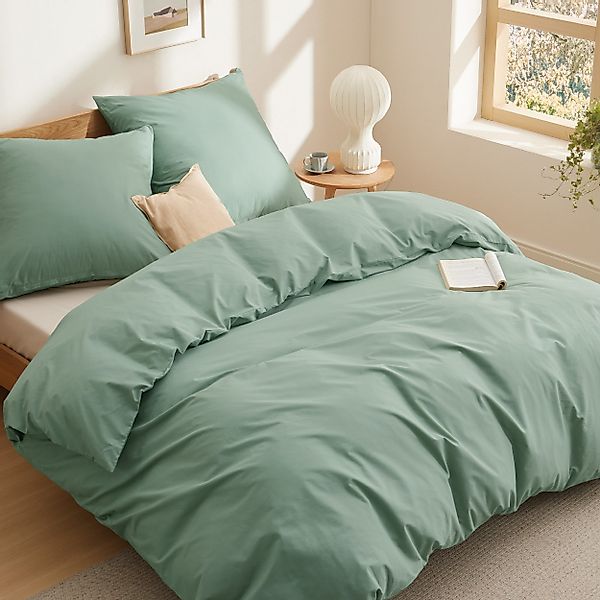 BEDSURE Bettwäsche mit Reißverschluss, 100% Baumwolle, günstig online kaufen