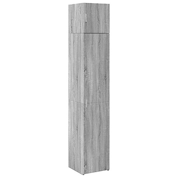vidaXL Sideboard Hochschrank Schmal Grau Sonoma günstig online kaufen