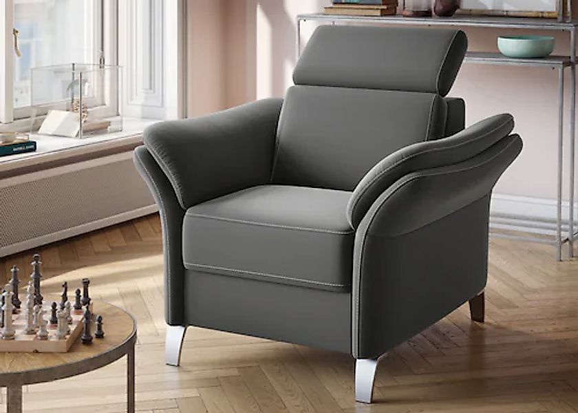 sit&more Sessel »Vincenzo«, inklusive Kopfteilverstellung günstig online kaufen
