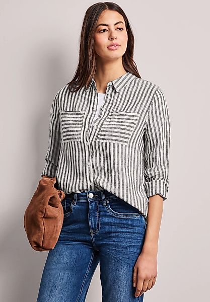 STREET ONE Langarmbluse aus Leinen günstig online kaufen