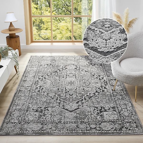 OTTO home Teppich "Kylan, Hoch-Tief-Struktur, dezenter Glanz" rechteckig 9 günstig online kaufen