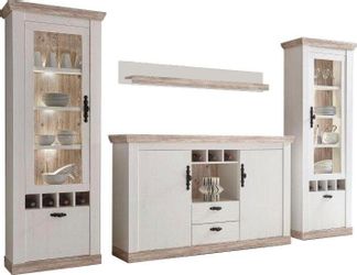 Home affaire Wohnwand "Florenz 9" Set, 4 Stk. tlg. günstig online kaufen