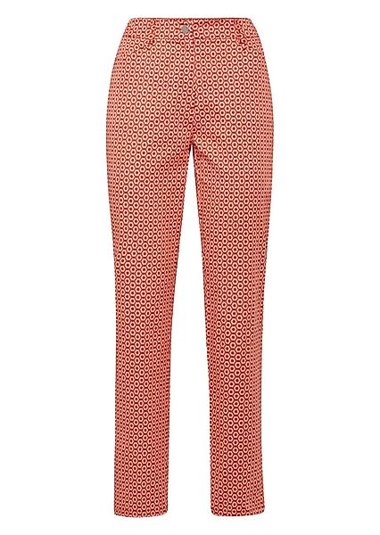 GOLDNER Chinos "Kurzgröße Trageangenehme Hose, grafischer Druck" günstig online kaufen