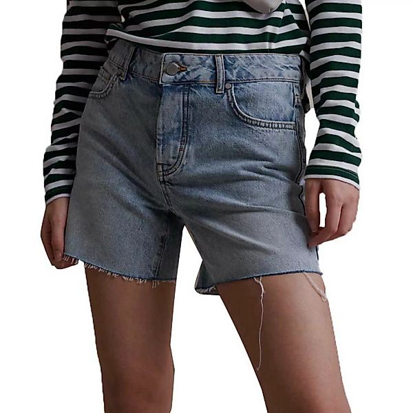 Superdry Mid Length Jeans-shorts 25 Bleach Indigo Clean günstig online kaufen