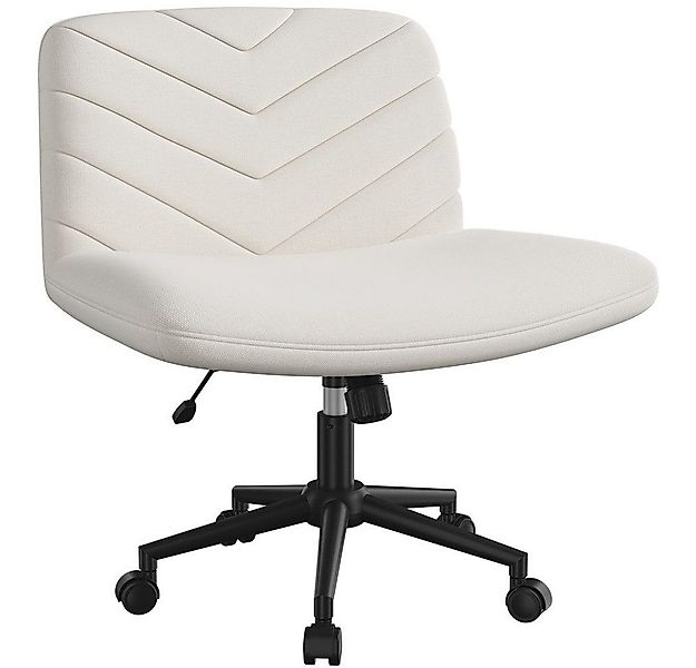 Yaheetech Drehstuhl, Bürostuhl mit breitem Sitzkissen, höhenverstellbar günstig online kaufen