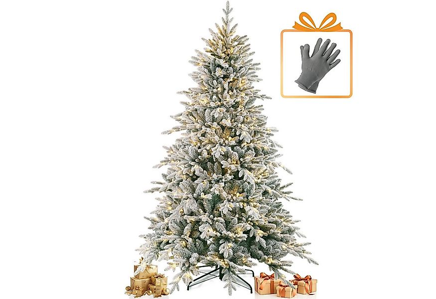 WHEELYOU Künstlicher Weihnachtsbaum Tannenbaum mit Beleuchtung, PVC+PE, war günstig online kaufen