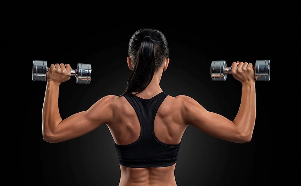 Papermoon Fototapete "Fitness Frau" günstig online kaufen